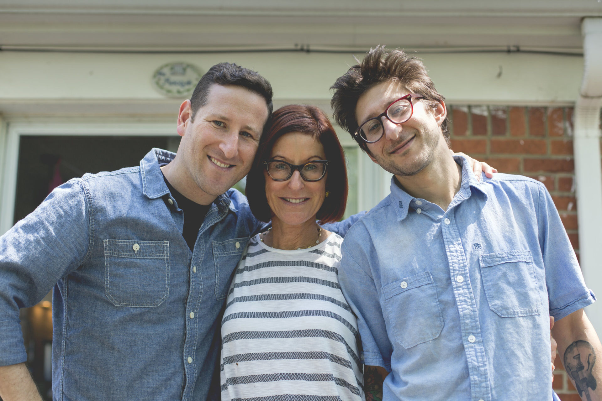 The Fenster Family – Danny Fenster (right), Rose Fenster (center), and Bryan Fenster (left). (Photo courtesy of Bryan Fenster)