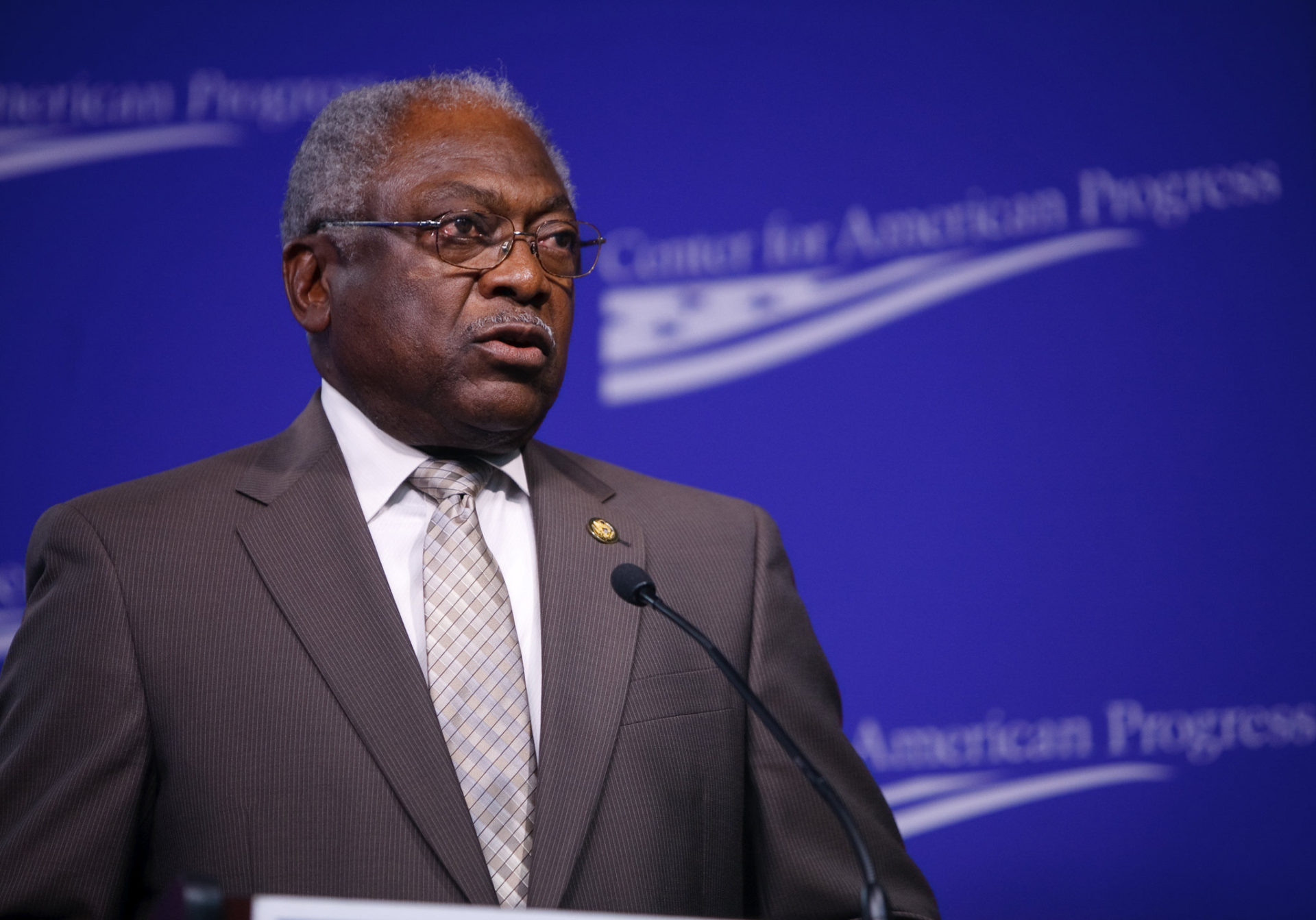 September 22, 2009 – Rep. Jim Clyburn (D-SC) speaking at the Center for American Progress (Photo by Center for American Progress | Flickr)