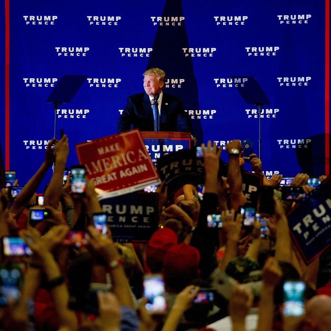 GOP Presidential nominee Donald Trump holds a rally in Newtown, Bucks County, PA, Friday, October 21, 2016. (Photo by Michael Candelori, Wikipedia Commons)