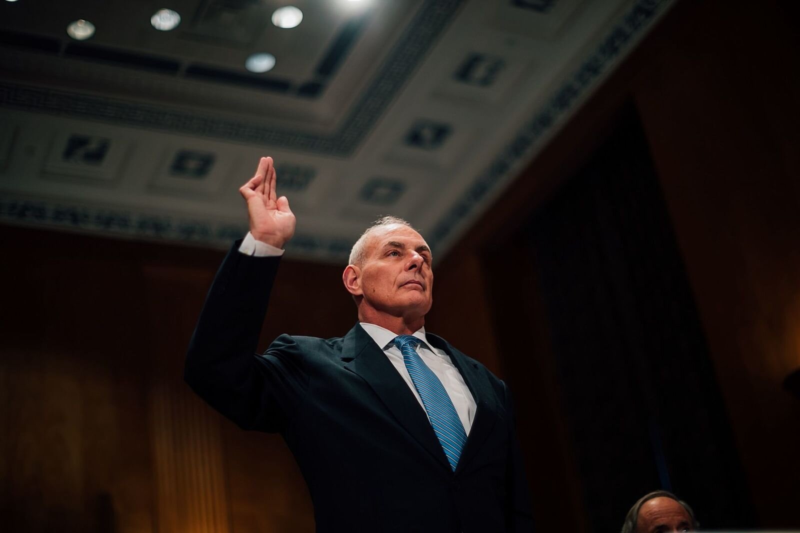 Gen. John Kelly, Donald Trump’s former Chief of Staff, during his confirmation hearing for Secretary of Homeland Security,