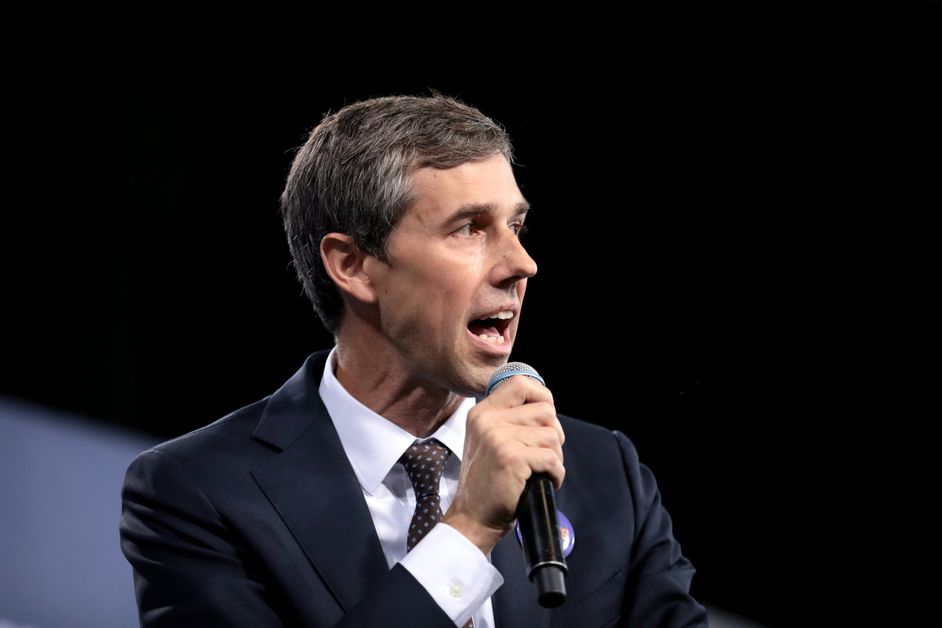 Former U.S. Congressman Beto O'Rourke speaking with attendees at the 2019 National Forum on Wages and Working People hosted by the Center for the American Progress Action Fund and the SEIU at the Enclave in Las Vegas, Nevada. (Photo by Gage Skidmore)