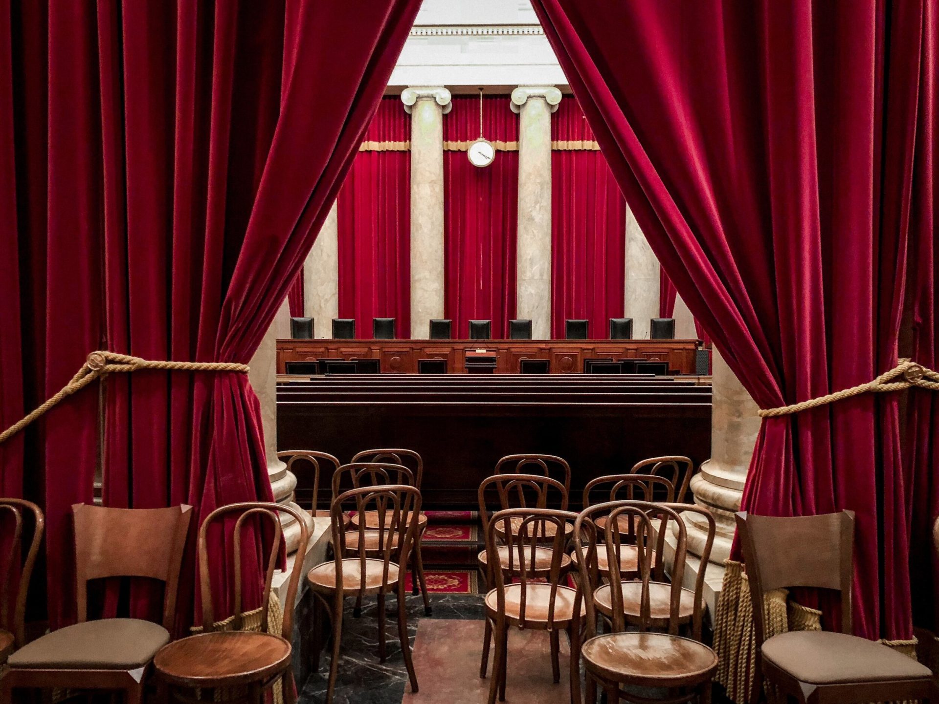 July 29, 2020 - Interior of the U.S. Supreme Court (Photo by Jackie Hope | Unsplash)