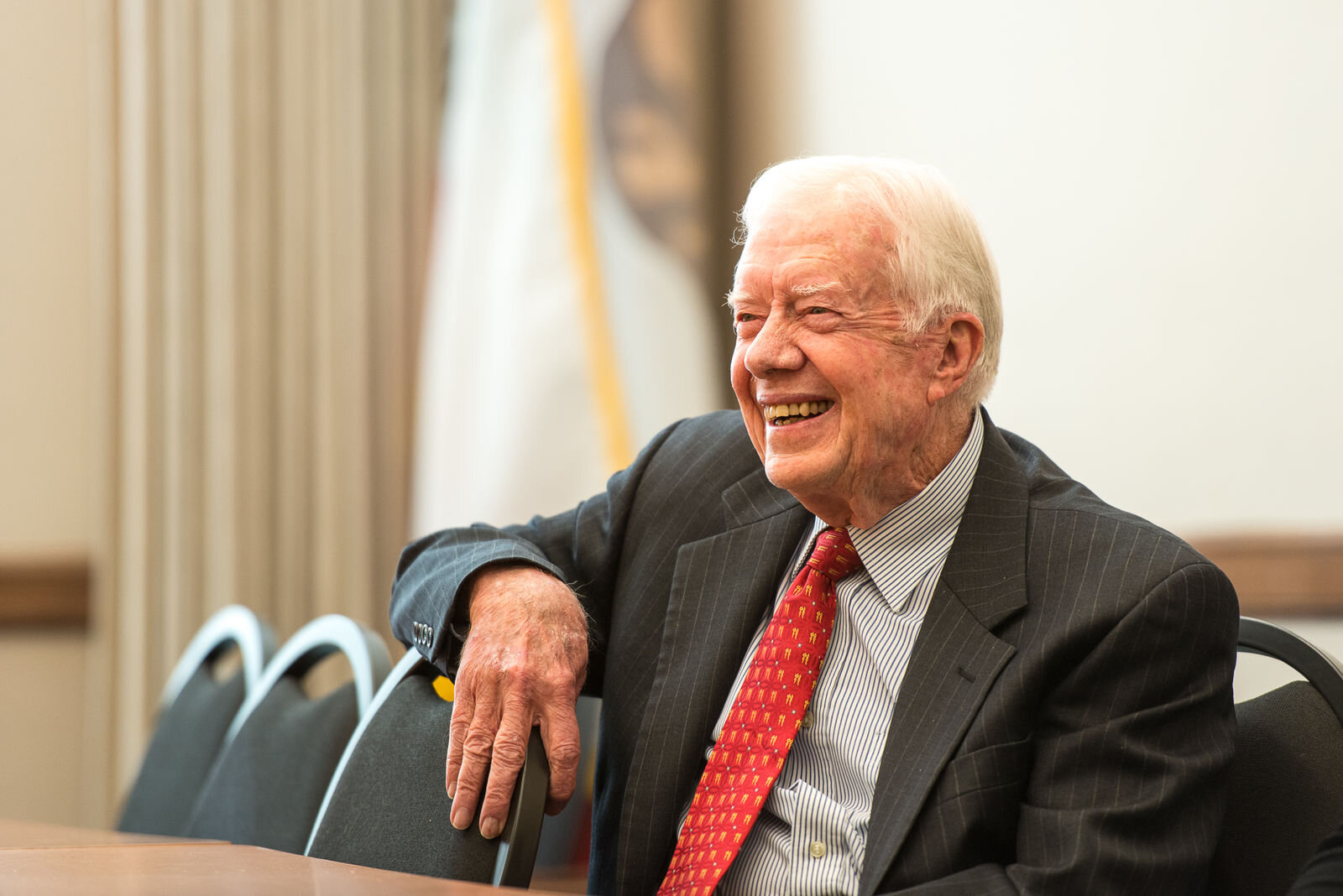 Former President Jimmy Carter on February 24th, 2013 (Photo from Wikipedia Commons)